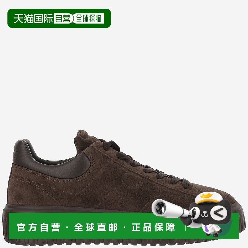 1h可退 HOGAN 男士运动鞋 HXM6450FC6TPJQ0UV2 AW2025 深棕色