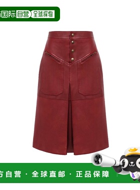 CHLOÉ 女士半身裙 CH25ACJ11204615 AW2025 红色 及膝半身裙