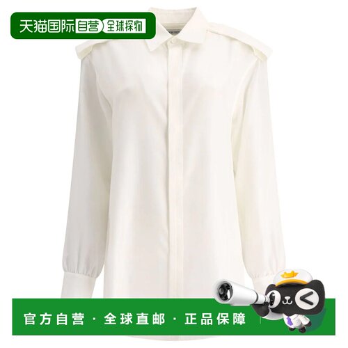 BURBERRY 女士衬衫 8087449 SS2024 白色 BURBERRY Silk shirt