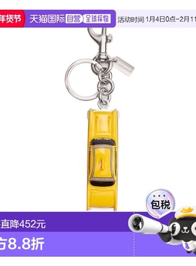 1h可退 Coach蔻驰 女士钥匙扣 CY396LHL38 SS2025 黄色新款钥匙圈