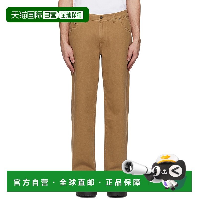 1h可退 潮奢 Dime 男士 棕色 Classic Relaxed 牛仔裤 DIMEHO2414