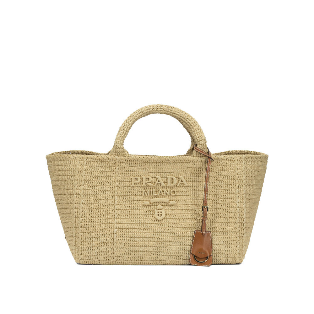 PRADA 女士手提包 1BG6352M2TF0018VOUO 编织包浅棕色 SS2026