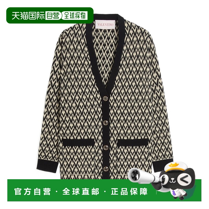 1h可退 VALENTINO 女士针织毛衣 BKA09A929REX SS2025 花色 TOUTE