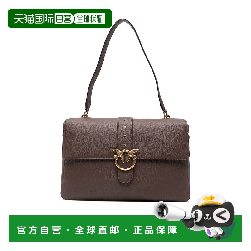 1h可退 PINKO 女士斜挎包 105067A2OXL86Q AW2025 棕色 logo单肩