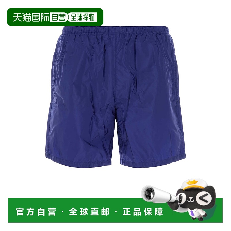1h可退 PRADA 男士泳装 UB333S22113Z2F0SJB SS2025 蓝色