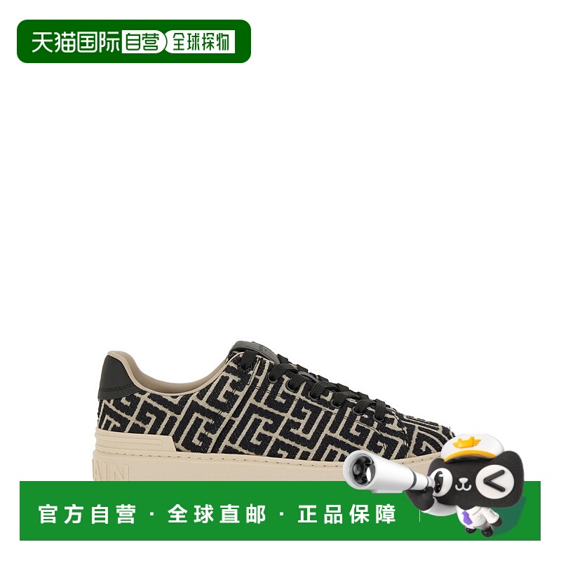 1h可退 BALMAIN 女士休闲鞋 FN1VI690TJCMGFE AW2025 黑色 B-Cour