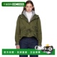 夹 盟可睐 潮奢 1h可退 Noizay Moncler 绿色 Parka 女士 Hooded