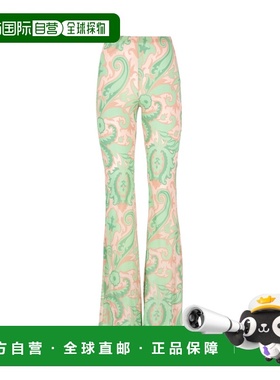 ETRO 女士休闲裤 WREA002699IA442X0876 SS2025 绿色