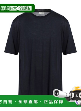 1h可退 潮奢 Saint Laurent 圣罗兰 男士 T恤 blue蓝色 舒适时尚