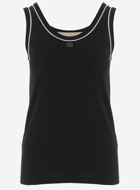 VALENTINO 女士背心吊带 9B3MC02QAA50NI AW2026 黑色