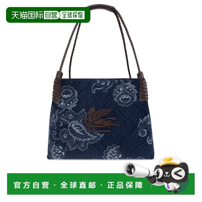 ETRO 女士手提包 WP1D0038AQ113S9090 SS2025深蓝色 单肩包