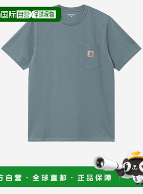 CARHARTT WIP 男士T恤 I0304343GGXX SS2026 浅蓝色