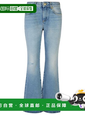 BALMAIN 女士牛仔裤 DF1MJ130DE536FC喇叭裤