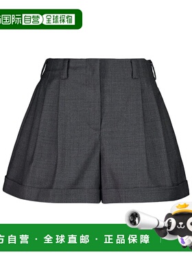 GIVENCHY 女士短裤 BW51731YJ7067 CO 灰色 WOOL SHORTS休闲裤
