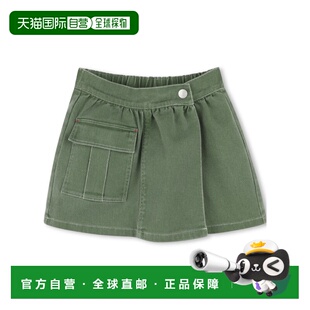 KENZO 女童连衣裙 K6098864S SS2025 绿色 褶皱裙裤