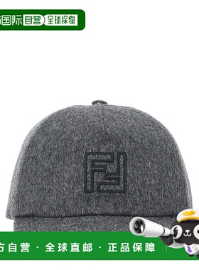 FENDI 男士帽子 FXQ768AYK2F0COK CO 灰色 Wool and cashmere hat