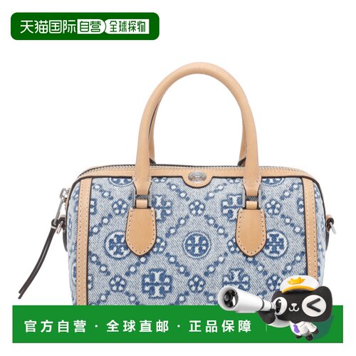 TORY BURCH 女士手提包 183612400 CO 蓝色 T Monogram Denim Pet