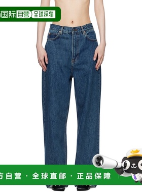 1h可退 潮奢 WARDROBE.NYC 女士 蓝色 Low Rise 牛仔裤 W2048PC