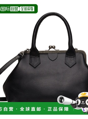 1h可退 潮奢 Y's 女士 黑色 Metal Clasp 手提包 YTI01711斜挎包