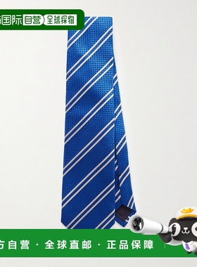 1h可退 潮奢 Tom Ford 汤姆 福特 男士 8cm 条纹真丝提花领带 STE