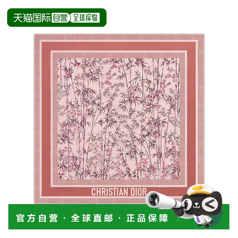 1h可退 DIOR 女士围巾 54TJB070I604C242 SS2025 花色 印花方巾