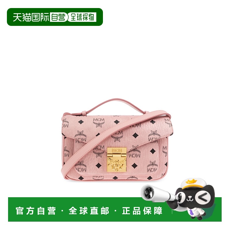 1h可退 MCM 女士手提包 MWRFAXT010PZ AW2025 粉红色 Handbag 