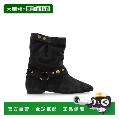 1h可退 ISABEL MARANT 女士靴子 BO0128FBC3A09SFADEDBLACKGOLD