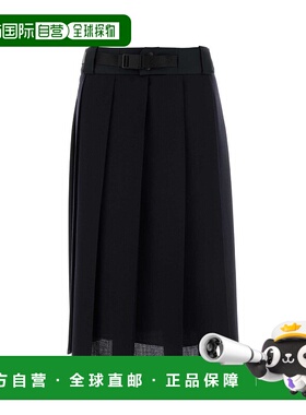 PRADA 女士半身裙 P183ZSOOO18V5F0008 SS2026 黑色a字裙