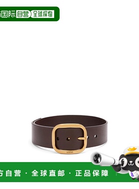 LOEWE 女士腰带 E619244XAI3110 AW2025 棕色 Soft Rounded Leath