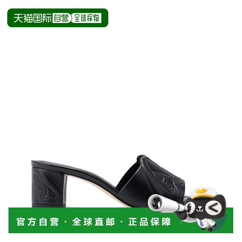 1h可退 潮奢 mcqueen 亚历山大 麦昆 女士 方头高跟凉鞋 780713WI