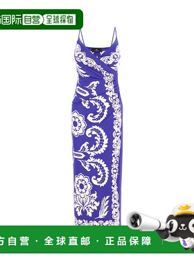 1h可退 ETRO 女士连衣裙 WRHA0289IPD18X0883 SS2025 蓝色 Printe