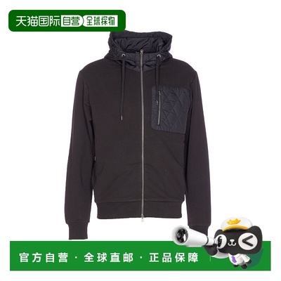 HERNO 男士卫衣 JC000060U500179300 AW2025 黑色 Black Hoodie Z