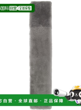 1h可退 潮奢 toteme 女士 灰色 Tuxedo Shearling 围巾 254WSC012