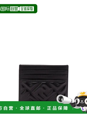 FENDI 女士钱包 8M0445AAJDF0KUR SS2026 黑色 FF MOTIF NAPPA LE