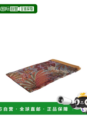 1h可退 ETRO 男士围巾 117779385800 AW2023 浅棕色 Frayed edge