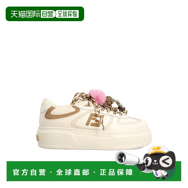 1h可退 FENDI 女士运动鞋 8E8721AY9NF1TO4AI25 AW2025 米白色