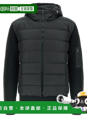 HERNO 男士外套 MP000135U702599300 AW2025 黑色 Bi-material do