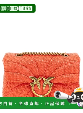 PINKO 女士斜挎包 100039A2C8B00Q SS2025 橙色 'Mini Love Bag P