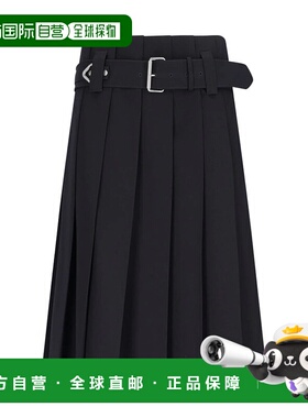 PRADA 女士半身裙 P184YHOOO108NF0008 SS2025蓝色 A字裙