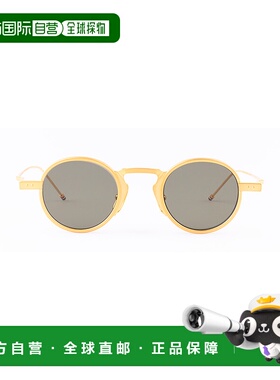 1h可退 潮奢 Thom Browne 汤姆 布朗 男士 圆形太阳镜 UES931AG00