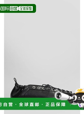 GANNI 女士芭蕾乐福鞋 415916S2914 SS2025 黑色 Ganni Ballet Fl