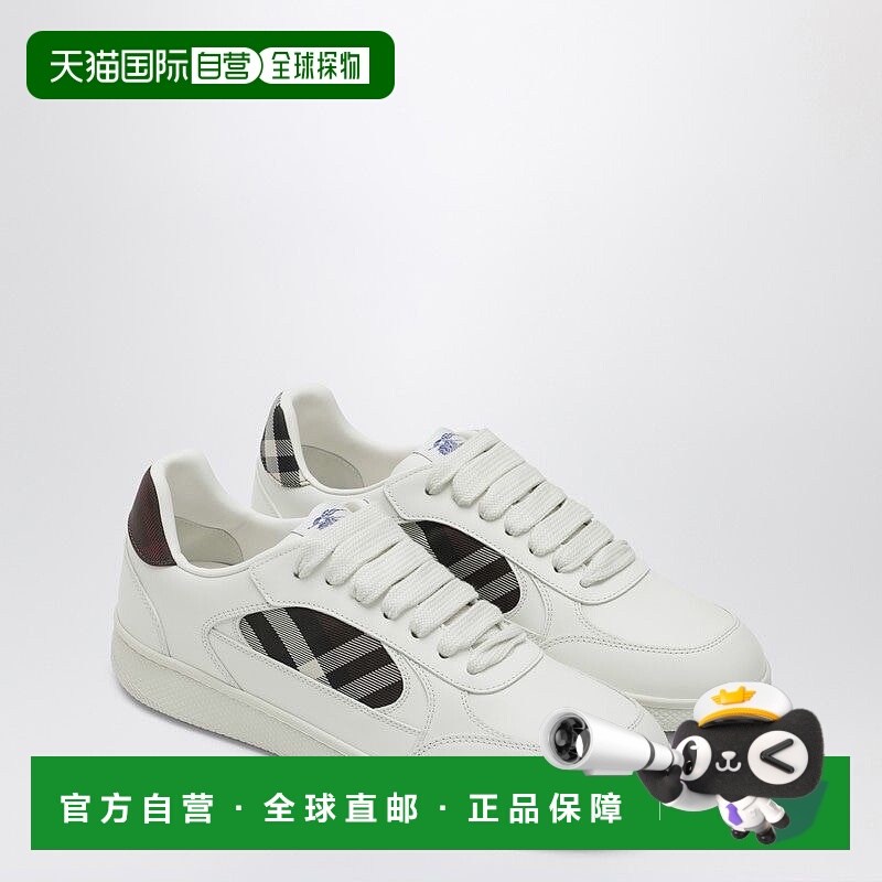 1h可退 潮奢 Burberry 巴宝莉 男士 TERRACE 皮质格纹运动鞋 8116