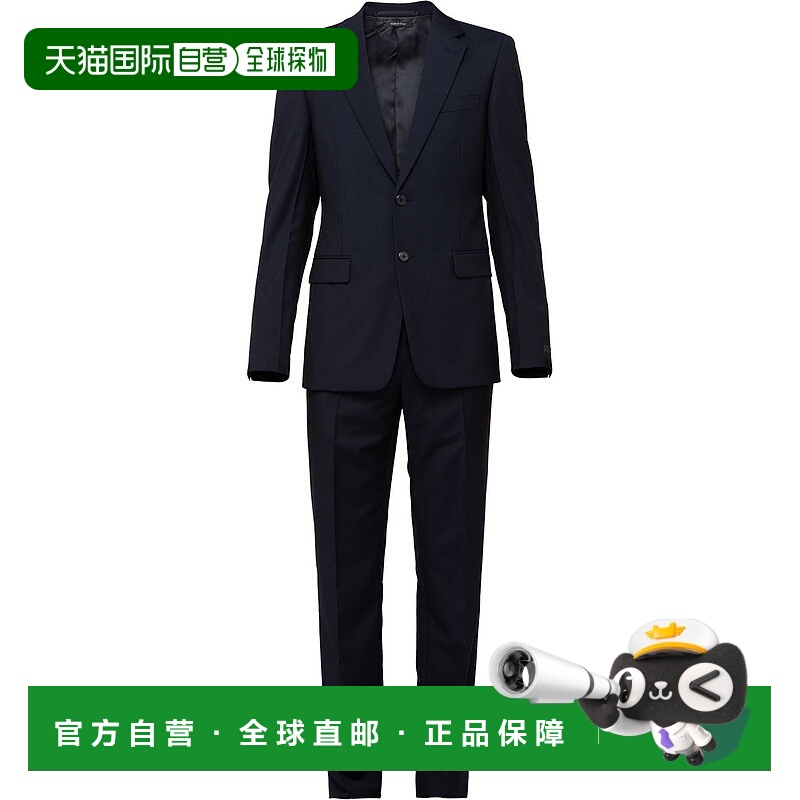 1h可退 PRADA 男士西服套装 UAF420S152D39 F0008 AW2024 黑色