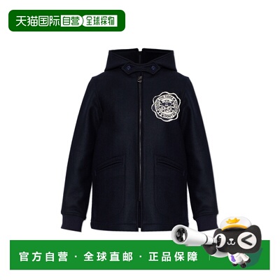 KENZO 女士夹克 FG52MA2499ON76 SS2026 深蓝色 Wool jacket with