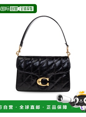 1h可退 COACH 女士手提包 CAF550B4BK CO 黑色 Handbag `Tabby`