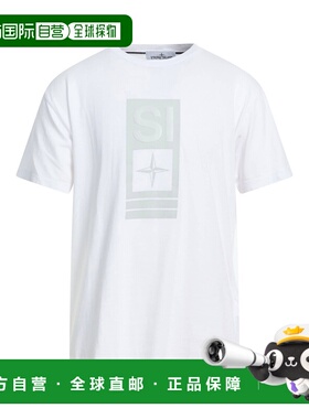 1h可退 潮奢 Stone Island 石头岛 男士 T恤 white白色 舒适时尚