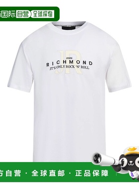 1h可退 潮奢 John Richmond 里奇蒙德 男士 T恤 white白色 舒适时