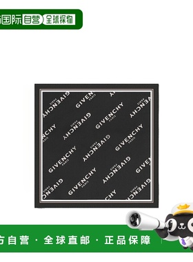 GIVENCHY 女士围巾 BG00NSG002001 AW2025 黑色 方形丝巾