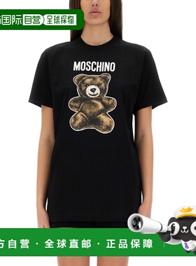 1h可退 潮奢 Moschino 莫斯奇诺 女士 泰迪熊T恤 070905411555