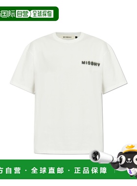 MISBHV 男士T恤 250M1150WHITE SS2025 白色 T-shirt with logo